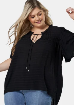 Frances Flutter Sleeve Top