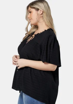 Frances Flutter Sleeve Top