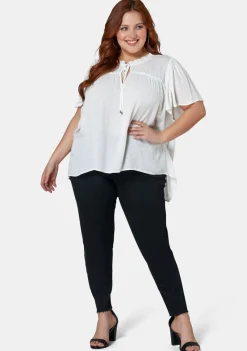 Frances Flutter Sleeve Top