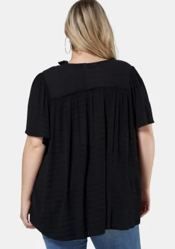Frances Flutter Sleeve Top