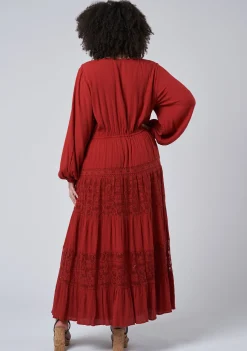 Free Lace Maxi Dress