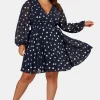 G Spot Print Midi Dress