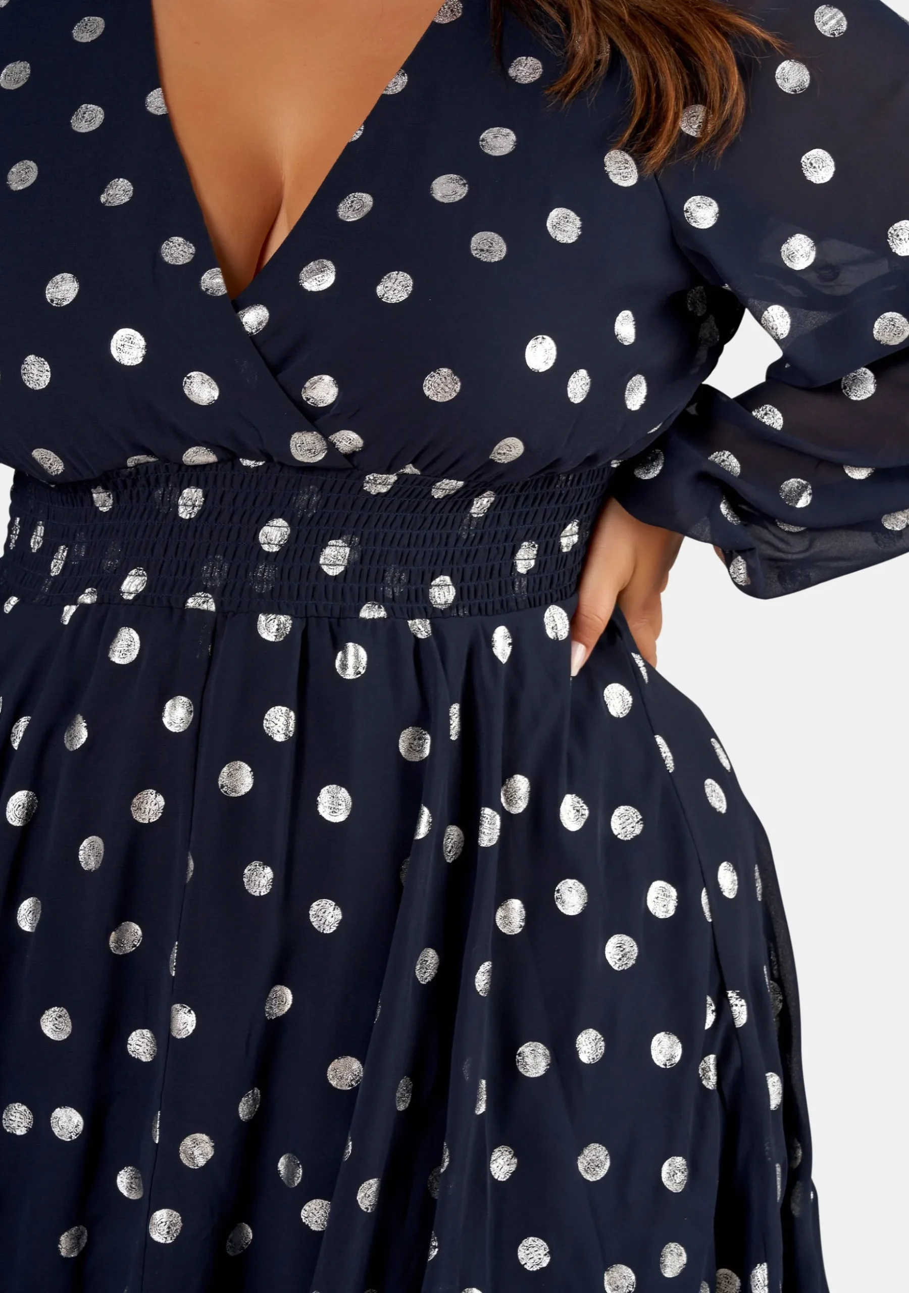 G Spot Print Midi Dress