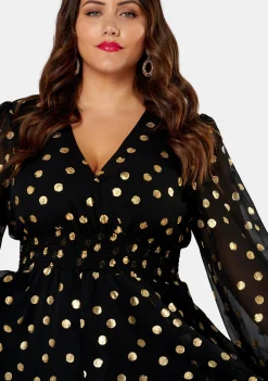 G Spot Print Midi Dress