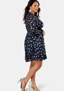 G Spot Print Midi Dress