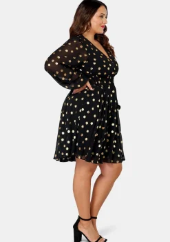 G Spot Print Midi Dress