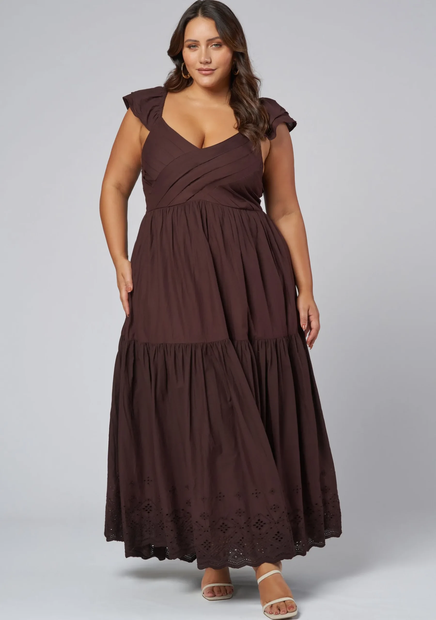 Georgie Broderie Maxi Dress