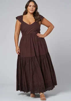 Georgie Broderie Maxi Dress