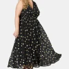 Gift Of Gold Spot Maxi Dress