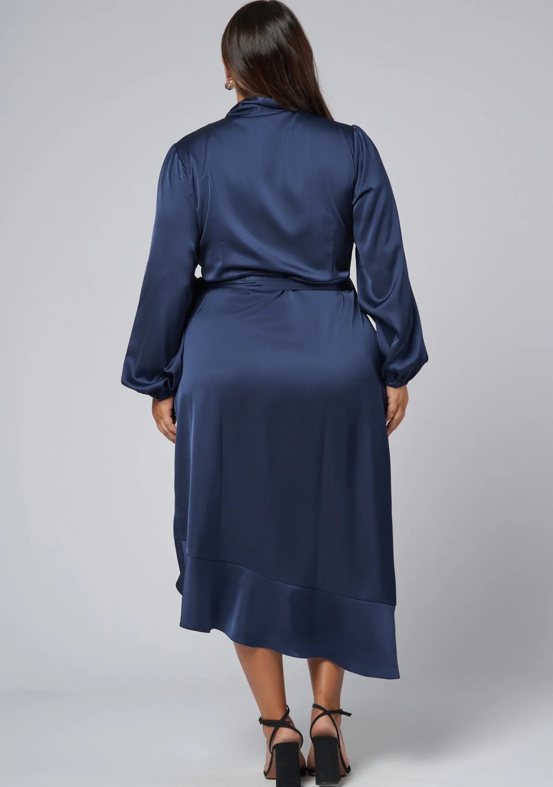 Girl Crush Satin Wrap Dress
