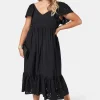 Girlz Broderie Maxi Dress