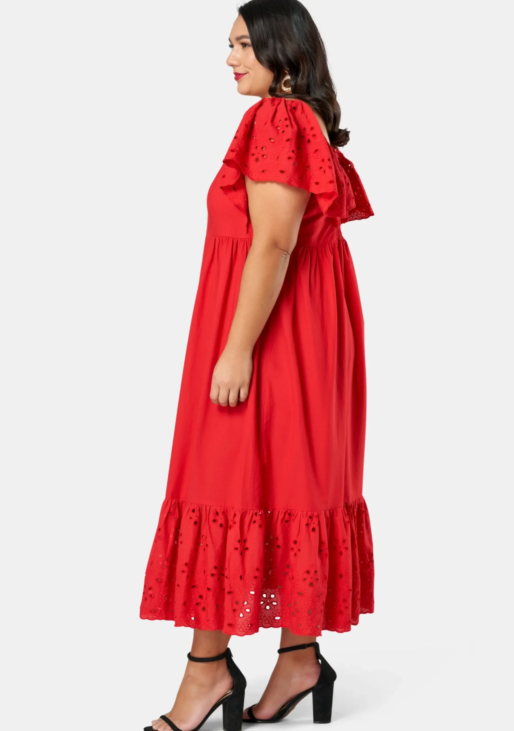 Girlz Broderie Maxi Dress