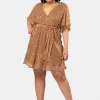 Glow Frill Hem Mini Dress