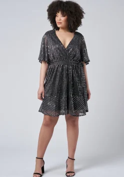 Glow Frill Hem Mini Dress