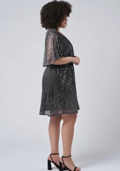 Glow Frill Hem Mini Dress