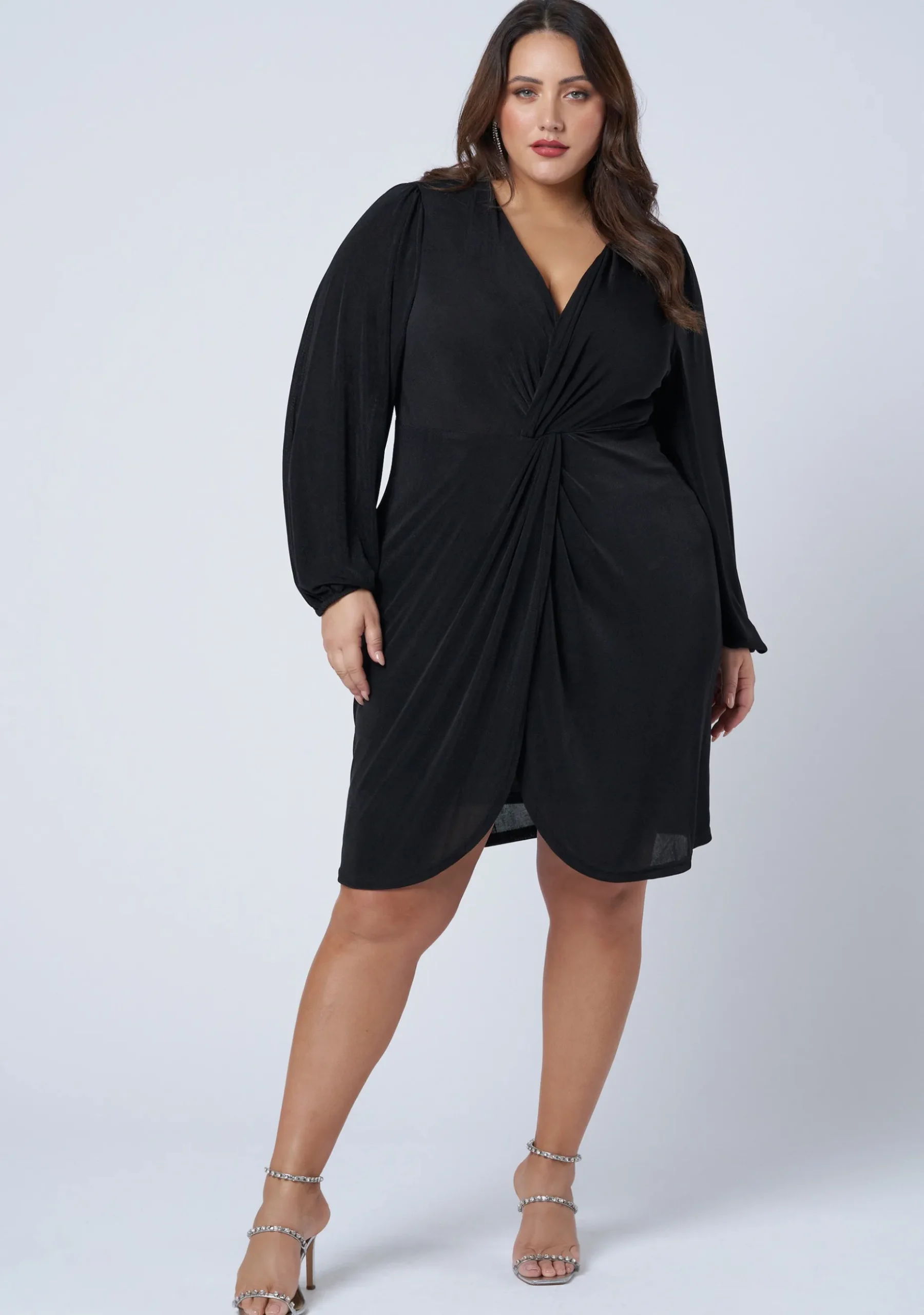 Goddess Twist Front Dress
