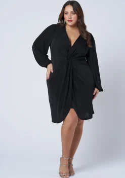 Goddess Twist Front Dress