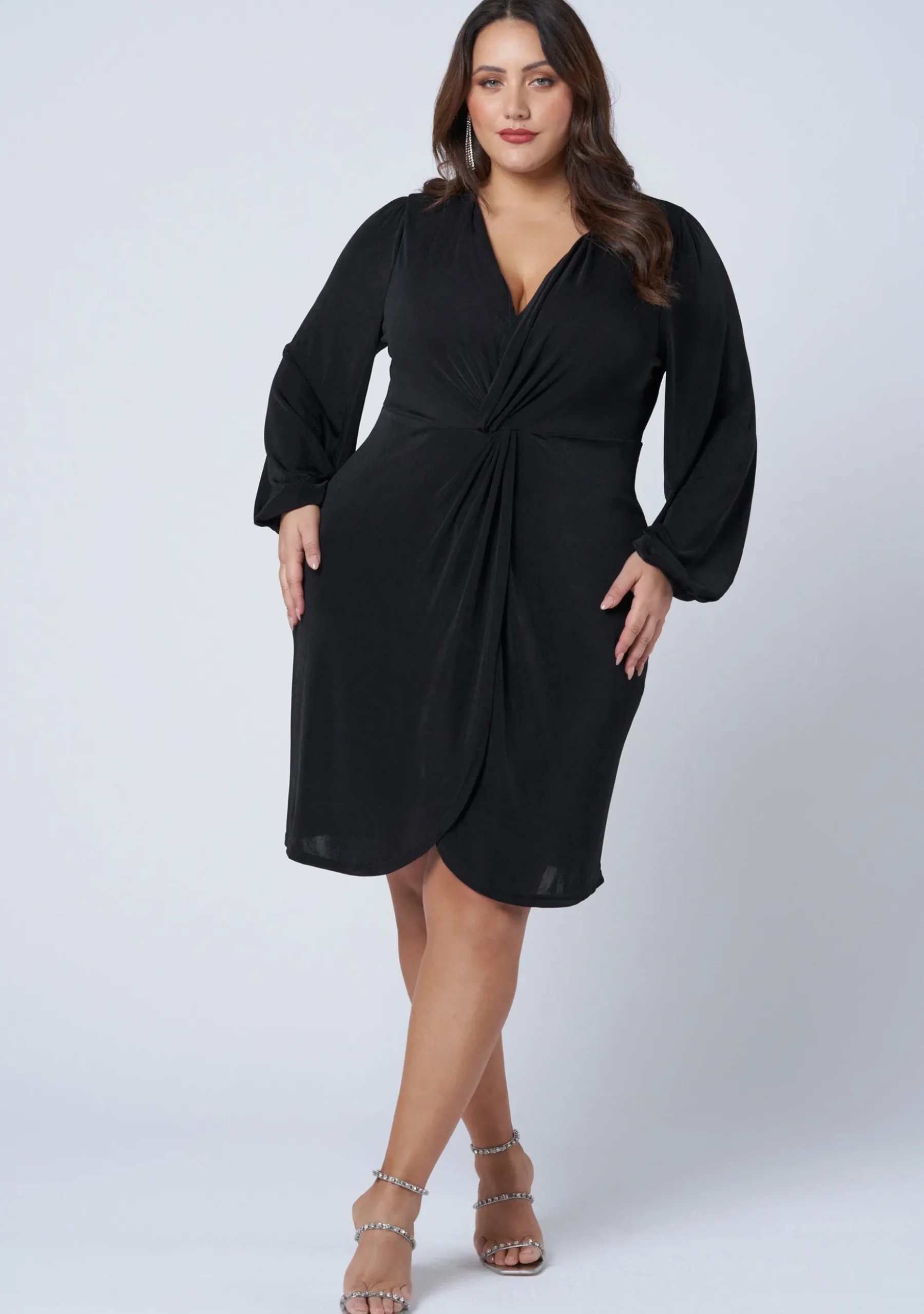 Goddess Twist Front Dress