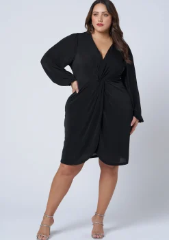 Goddess Twist Front Dress