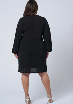 Goddess Twist Front Dress