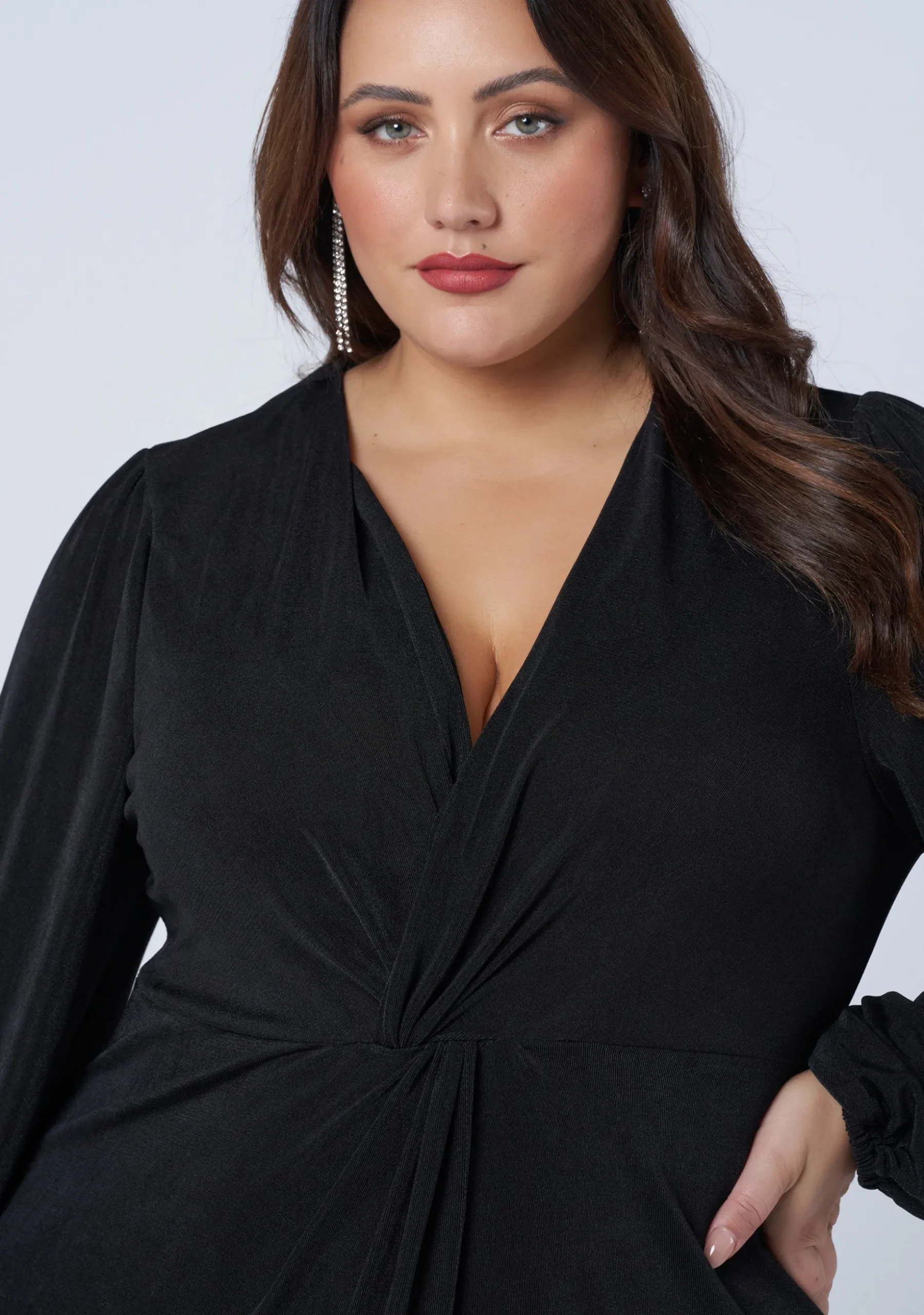 Goddess Twist Front Dress