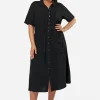Gone Rogue Midi Shirt Dress