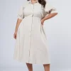 Grace Midi Shirt Dress