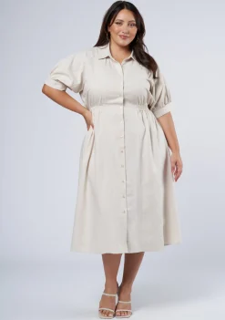 Grace Midi Shirt Dress