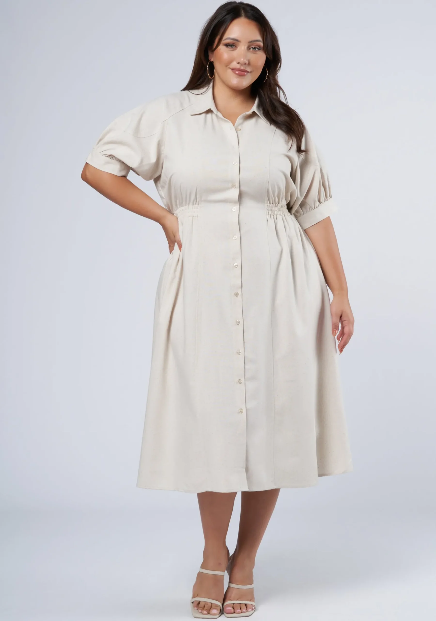 Grace Midi Shirt Dress