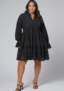 Heartless Broderie Mini Dress