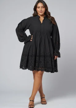 Heartless Broderie Mini Dress