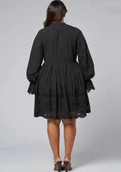 Heartless Broderie Mini Dress