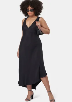 Hell & Back Asymmetric Midi Dress