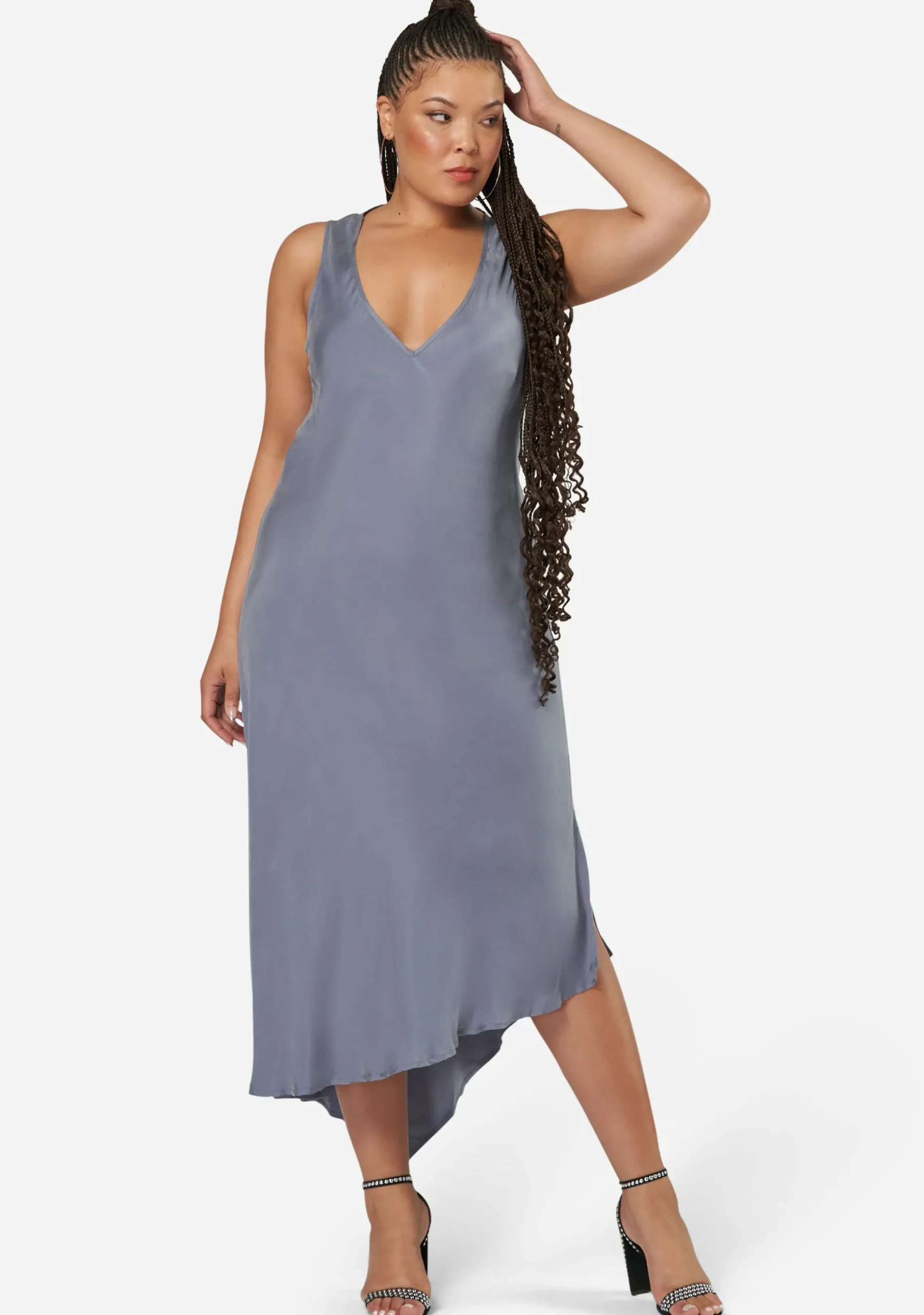 Hell & Back Asymmetric Midi Dress