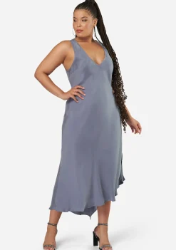 Hell & Back Asymmetric Midi Dress