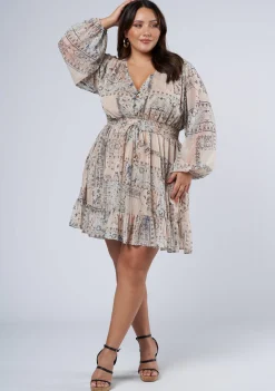 Highland Print Mini Dress