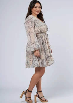 Highland Print Mini Dress