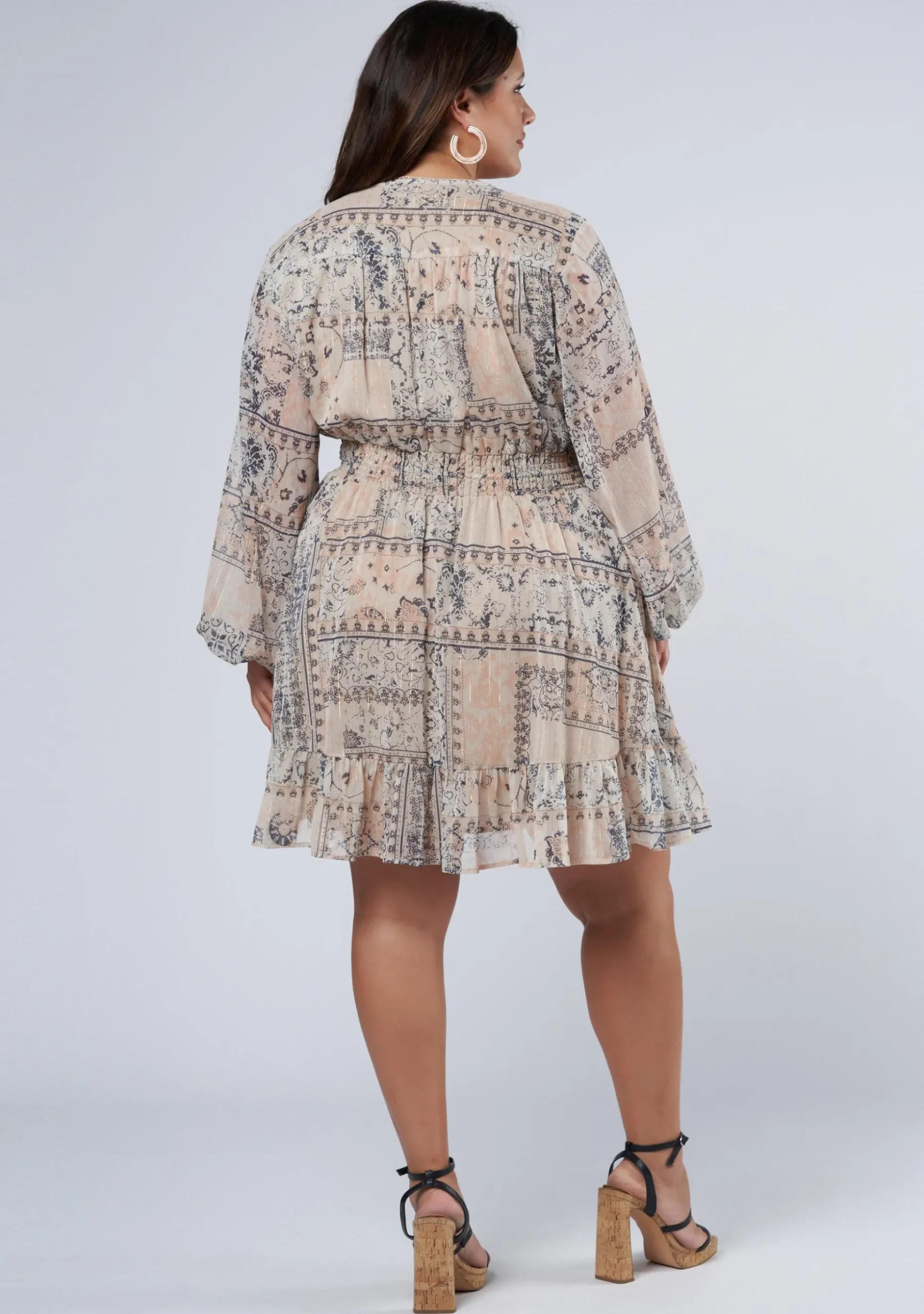 Highland Print Mini Dress