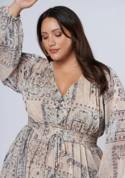 Highland Print Mini Dress