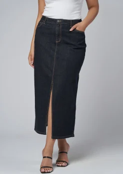 Hype Denim Maxi Skirt
