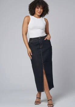 Hype Denim Maxi Skirt