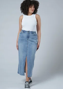 Hype Denim Maxi Skirt
