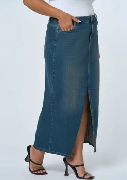 Hype Denim Maxi Skirt
