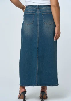 Hype Denim Maxi Skirt