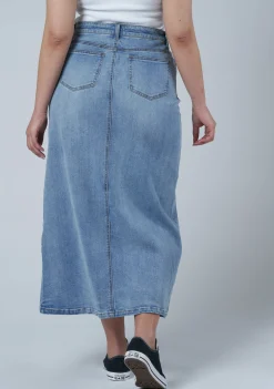 Hype Denim Maxi Skirt