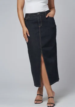 Hype Denim Maxi Skirt