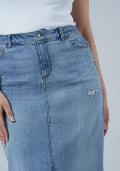Hype Denim Maxi Skirt