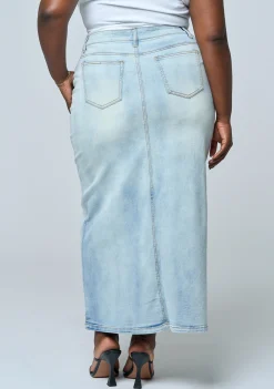 Hype Denim Maxi Skirt