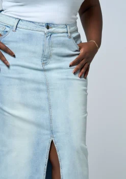 Hype Denim Maxi Skirt