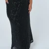 Ignition Sequin Midi Skirt